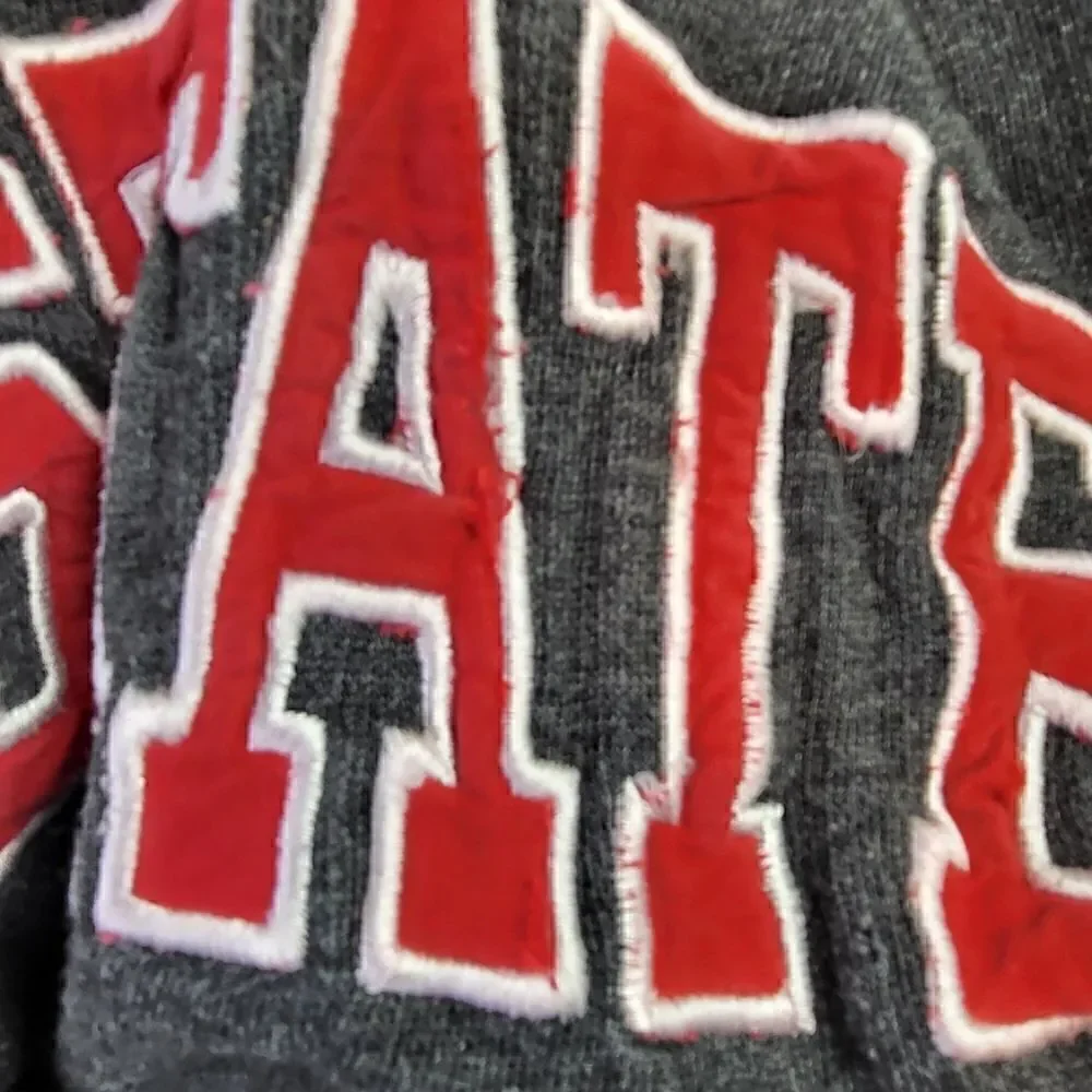 Ohio State Men's Gray & Red Zip Up Jacket